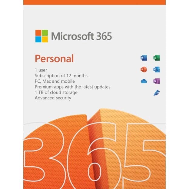 Microsoft 365 Personal (1 User / 1 Jahr) PC/MAC/Ipad - officeOS