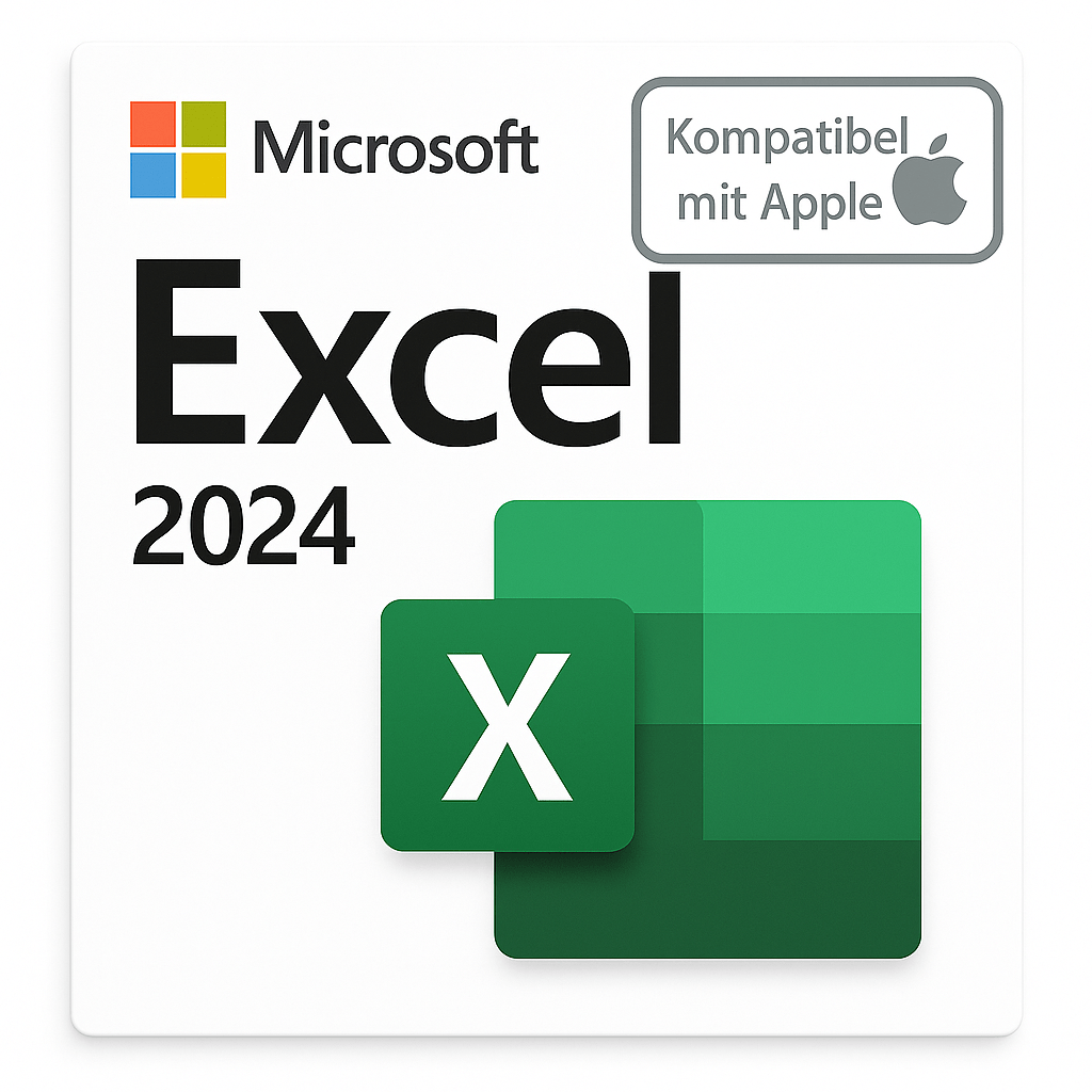 Microsoft Excel für Mac (macOS) 2024 I Dauerlizenz I Sofort Download - officeOS