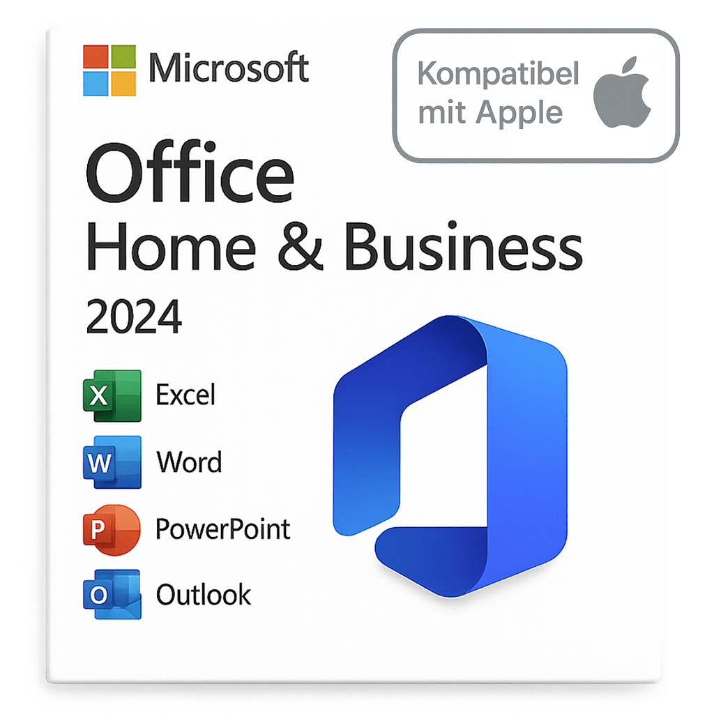 Microsoft Office für Mac (macOS) 2024 I Home & Business I Dauerlizenz - officeOS